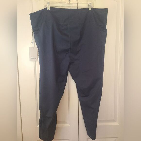 Girlfriend Collective Compressive High-Rise Legging Midnight Navy Blue Size 6 XL - Picture 7 of 12